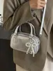 Bolso Satchel de Bolos de Moda para Mujer 2025 Verano Nuevo Estilo Coreano Bolso de Hombro Sencillo Bolso Cruzado de Diseño de Nicho para Mujer