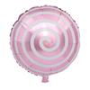 Nuevo globo de aluminio redondo de 18 pulgadas transfronterizo con forma de piruleta de caramelo, suministros para decoración de fiestas