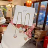 Pendientes de perla modernos y dulces, de lujo ligero con un toque de alta gama, pendientes de botón simples y exquisitos con pasadores de plata 925, pendientes de moda y con estilo para mujer
