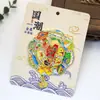 Ímã de Geladeira Rotativo de Três Camadas de Metal Atrações Turísticas da Cidade Presentes Culturais e Criativos Xiamen Chongqing Lembranças Tridimensionais Criativas