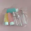 Conjunto de Frascos de Viagem, Shampoo, Gel de Banho, Kit de Higiene Pessoal, Suprimentos de Viagem, Amostra de Cuidados com a Pele, Conjunto de 11 Frascos Vazios