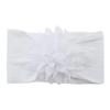 Accesorios para el cabello de bebés europeos y americanos, tocados de nailon, diadema de flores de gasa grandes para niños, diadema suave para bebés, medias de seda, diadema