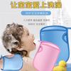 Esponja de Baño para Bebés y Niños Pequeños, Cepillo para Espalda, Toalla de Baño, Exfoliante Indoloro, Guante para Frotar Barro Casero para Niños y Niñas