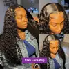 Conjunto de Peruca Lace Frontal Pequeno Rolo Mulheres Africanas Longa Cacheada Preta Fábrica de Perucas Lace em estoque Uma Peça de Cabelo