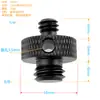 Adaptador de tornillo de 1/4" a 3/8" a M4, M5, M6, M8 para trípode, gimbal, zapata de cámara, soporte para luz