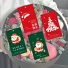 Etiqueta de Natal Pingente de Enfeite Personalizado para Presente Cartão de Mensagem para Sobremesa de Confeitaria Cartão para Caixa de Presente de Véspera de Natal