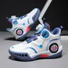 Zapatos deportivos de caña alta Jinjiang de alta calidad para hombre y joven, zapatos de baloncesto para 6-18 años, zapatos de baloncesto para adulto al por mayor