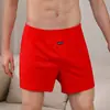 Cuecas Boxers Masculinas Largas, Calças de Algodão Masculinas para Casa, Calças de Dormir, Roupa Íntima de Cintura Alta, Confortáveis e Respiráveis, Estilo Fino Plus Size
