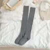 Calcetines Retro de Punto Trenzado para Otoño e Invierno, Calcetines Largos Espesos, Calcetines Versátiles Hasta la Rodilla, Calcetines Largos Holgados