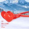 Pinza para nieve niños niños clip de plástico engrosado herramienta para nieve invierno exterior juego en la nieve juguete de nieve clip para bola de nieve