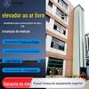 Escada de elevador ao ar livre de fábrica Elevador de carga à prova de chuva Personalizado Fornecimento direto Cadeia de armazém tipo plataforma de elevação pesada