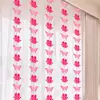 Decoraciones de boda personalizadas con hilo de mariposa, decoraciones colgantes de mariposa para habitación de boda con personaje "feliz", colgantes para ventana, suministros de boda