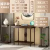 Nuevo Mesa de Altar Estilo Chino Decoraciones Soporte de Exhibición Jarrón Estante de Almacenamiento de Porcelana Mesa de Altar Mesa Consola Gabinete de Entrada Estante de Almacenamiento