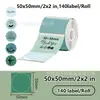 Papel de Etiqueta Redonda Autoadhesivo para Fabricante 50mm Colorido Ciclo Adecuado para Papel de Impresión Térmica Phomemo M220
