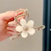 Pinza de tiburón extragrande con un toque de alta gama, pinza para el cabello exquisita y robusta para la parte posterior de la cabeza, adecuada para cabello grueso