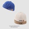 Gorra de piso de estilo coreano de primavera y otoño con letras de oso para niño, delgada, a juego, para bebé, para viajar, personalizada, para niños, de melón, para primavera