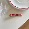 Grampo de Cabelo de Peixe de Acetato Fofo Presilha Bico de Pato Grampo para Franja de Menina Doce Grampo Lateral Grampo para Testa Acessório de Cabelo Versátil Elegante