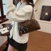 Bolso Boston Retro de Gama Alta Transfronterizo de Cuero Encerado al Aceite Moderno Nuevo de Gran Capacidad Tipo Bandolera Axilar para Ropa de Trabajo Bolso de Hombro