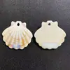 Collar de Cuentas Sueltas de Cerámica con Forma de Concha Grande Imán para Nevera Piezas de Cerámica Accesorios DIY Decoración del Hogar Souvenirs Culturales y Creativos