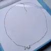 Novo colar de prata 925 de outono para presente do Festival Qixi para namorada, corrente de clavícula de estrela, acessório feminino versátil de moda para o dia a dia, nicho