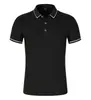 Camisa tipo polo de trabajo estilo británico simple con estampado de logo, camiseta de manga corta con cuello, camisa cultural al por mayor