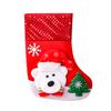 Calcetines navideños Calcetines navideños colgante de bolsa de regalo bolsa de dulces para niños calcetines de dibujos animados de tamaño pequeño decoraciones de bolsa de regalo