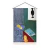 Pintura a Óleo Criativa Matisse Dormitório Reforma Ins Pano de Pendurar Sala de Estar Parede de Fundo Tapeçaria Quarto Caixa de Mesa Elétrica Pano Decorativo