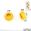 Accesorios de bricolaje de oro antiguo, cuentas enrolladas, cuentas sueltas, espaciador, oro roto, redondo, estrella de cinco puntas, luna, corazón de melocotón, cuentas de oro