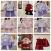 [Colección de Ropa de Felicitaciones de Año Nuevo en Stock] Ropa de Felicitaciones de Año Nuevo para Niñas, Vestidos Nuevos de Invierno para Bebés de Un Año, Nuevas Tendencias en Ropa de Estilo Chino