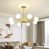 Lámpara LED Nórdica para Sala de Estar, Atmósfera Simple Moderna, Frijol Mágico para Dormitorio, Restaurante Popular, Celebridad de Internet, Accesorios de Iluminación de Araña Ins
