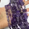 Piedra Natural 8X12Mm Cuadrado Cuadrado Cuentas Sueltas Amatista Cuarzo Rosa Piedra Brillante Apatita Ojo de Tigre Forma Aleatoria
