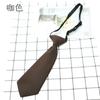 Corbata Pequeña para Mujer Corta de Color Sólido Mini Infantil Linda Estudiante Vestido Perezoso Libre Corbata Pequeña para Mujer