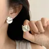 Pendientes de Clip Retro Estilo Hong Kong Dulces y Frescos para Mujer, de Moda y Versátiles, Alta Gama, No Requieren Perforación, Clips para Cartílago, Pendientes Personalizados de Nicho, Tendencia
