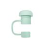 Tapa de Tapa para Vasos Bingba a Prueba de Polvo Silicona de Grado Alimenticio Tapón para Popotes de Vidrio Cubierta de Acero Inoxidable para Popotes Amazon Spot