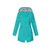 2020 comercio exterior transfronterizo wish otoño e invierno cremallera ropa de asalto para mujer para exteriores con capucha ropa de montañismo abrigo en stock