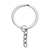304 Llavero Metal Círculo Plano Accesorios para Llavero Anillo para Colgar Varias Especificaciones en Stock Llave de Coche
