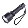 Linterna Táctica LED para Exteriores Batería 18650 Luz Roja Verde Blanca Azul Púrpura Linterna C8 Resistente al Agua de Largo Alcance Luz Fuerte