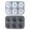 Bandeja de Gelo de Silicone Transfronteiriça Futebol Basquete Rugby Bandeja de Gelo Molde de Hóquei no Gelo Fácil de Soltar Hóquei no Gelo Congelamento Rápido Caixa de Gelo