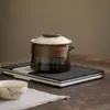 Caneca Express Portátil Cerâmica Pintada à Mão Um Vaso Três Copos Armazenamento Portátil para Exterior Conjunto de Chá Kung Fu Conjunto de Chá para Viagem