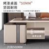 Combinação de Mesa e Cadeira Semi Luxo para Chefe, Escritório de Presidente Simples e Moderno, Mesa Grande, Mesa de Gerente
