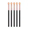 Pincel de sombra de ojos de esponja individual dos colores corazón de goma algodón pincel Halo para ojos palo de sombra de ojos de esponja herramientas de maquillaje de belleza al por mayor