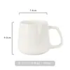 Taza Blanca de Color Puro Taza Blanca Venta al por Mayor Impresión Taza de Regalo Publicitaria Taza de Cerámica Simple para Hotel Impresión de Logo