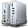 Estación de Acoplamiento Tipo C 3.2 10 Gbps Gen2 Transfronteriza 4K60Hz 3 Pantallas Mst Pantalla Dual Dp En Stock Expansión 15 en 1