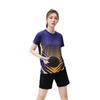 Uniformes de Badminton Masculinos e Femininos para Atividades ao Ar Livre no Atacado Extremamente Rápidos, Secagem Rápida, Respiráveis, Manga Curta, Uniformes de Tênis de Mesa, Tops para Treino Esportivo e Competição