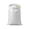 Bolsa tejida impermeable laminada, bolsa tejida lavable y a prueba de humedad para uso diario, bolsa blanca gruesa para ropa, uso de bolsa tejida para empaque