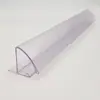 Portaetiquetas Autoadhesivo Plano Caja de Almacenamiento Etiquetas de Clasificación de Oficina Estantería de Supermercado Clips Transparentes de Identificación Tiras de Precio para Tarjetas