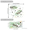 Una Variedad de Ramas Creativas Pintadas a Mano, Pájaros, Hojas Caídas, Pegatinas de Ventana de Mariposas para Decorar la Sala de Estar, Ventanas del Dormitorio, Pegatinas Electrostáticas para el Hogar