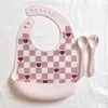 Conjunto de Alimentação de Silicone para Bebê, Tigela de Alimentação à Prova d'Água, Garfo e Colher Macios, Resistente a Altas Temperaturas, Atacado Dropshipping