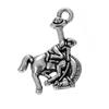 Colgante DIY de gran venta europeo y americano, pequeños accesorios, colgante de caballo de aleación de zinc vintage, collar hecho a mano, llavero, colgante de bolso.