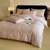 Conjunto de quatro peças jacquard em relevo de trama grossa 60 fios 100% algodão, conjunto de quatro peças de cama jacquard 100% algodão outono e inverno